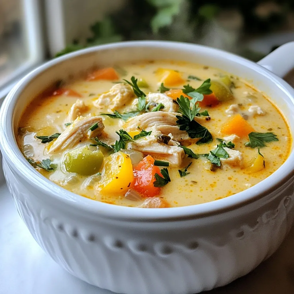 Creamy Cajun Chicken Soup Einfache und köstliche Mahlzeit