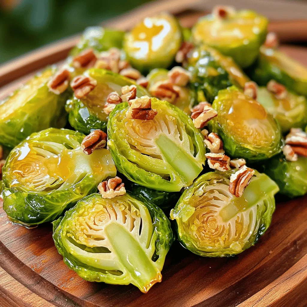 Maple Glazed Brussels Sprouts Köstlicher Genuss
