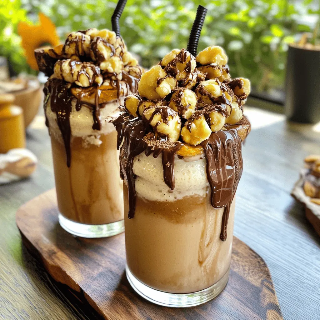 Einfache Snickers Milchshake Rezept für Genuss