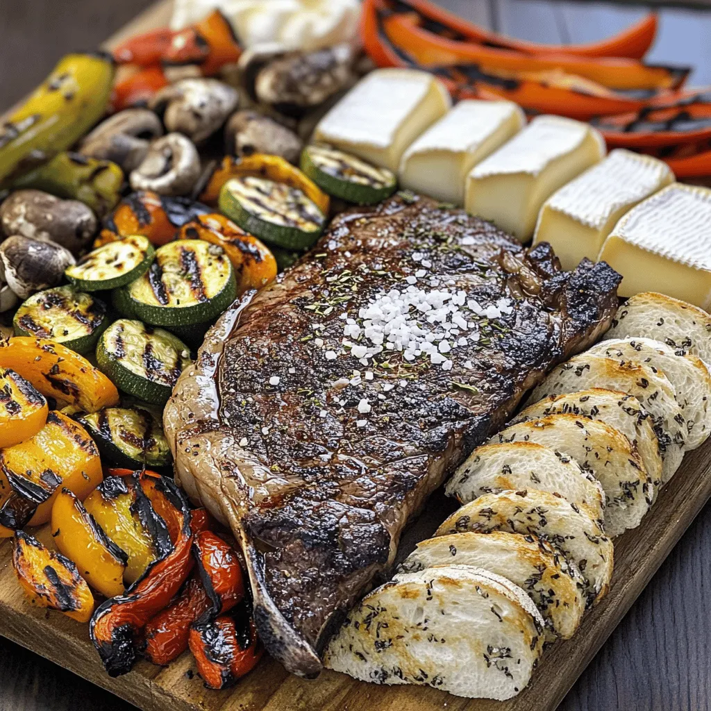 Wie man ein Tomahawk Steak Board zubereitet