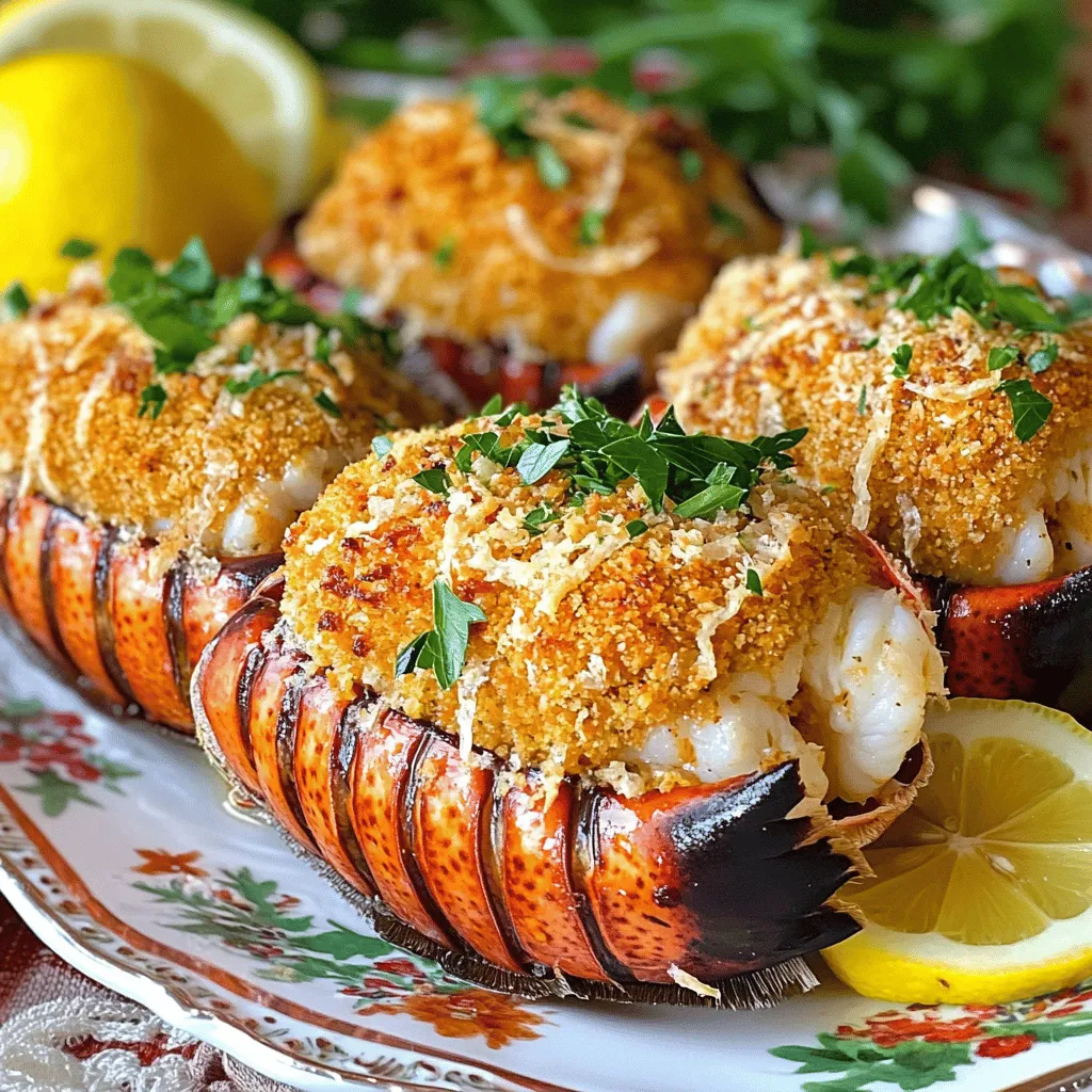 Luxuriöses Rezept für gefüllte Hummerschwänze