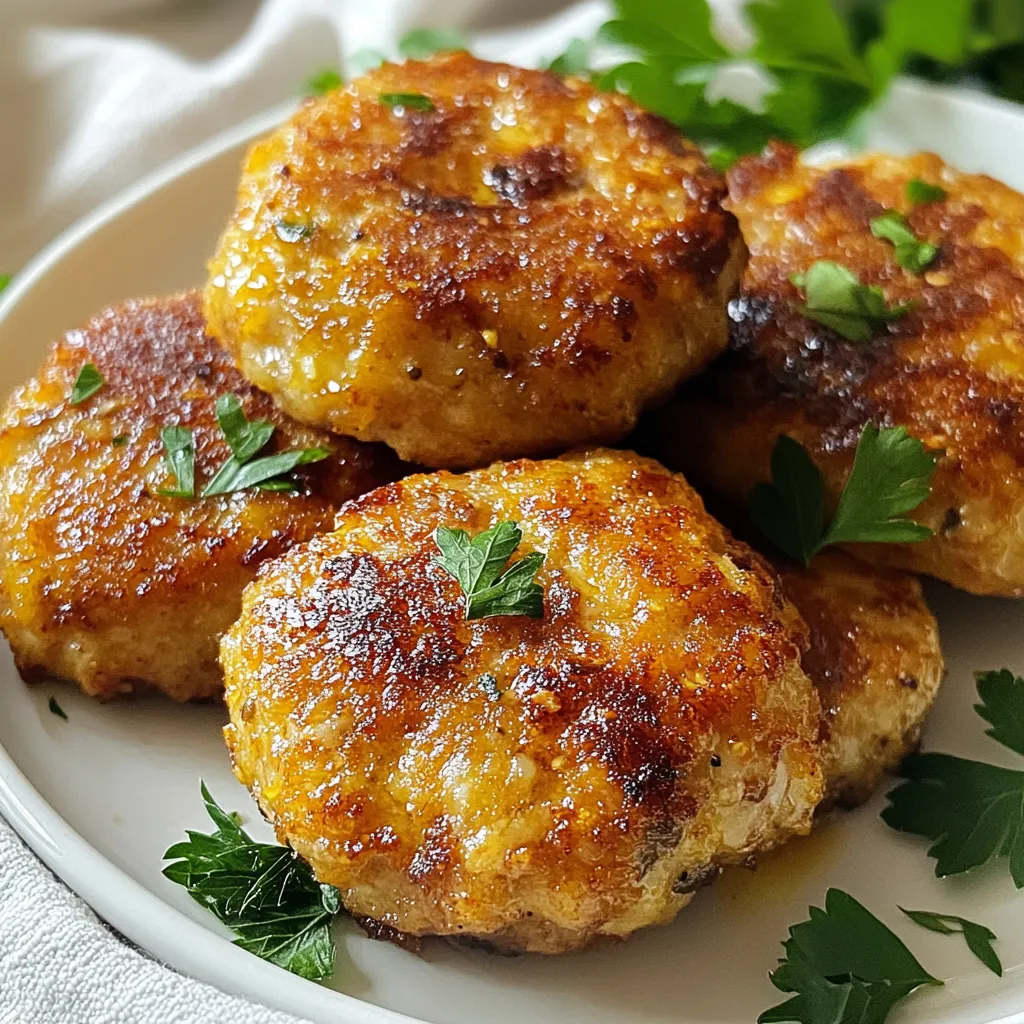 Chicken Rissoles Einfach und Lecker Zubereiten