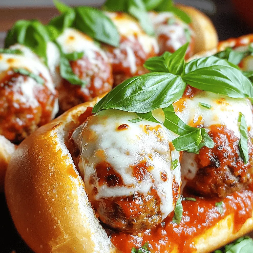 Leckere Fleischbällchen Subs Einfache und schnelle Mahlzeit