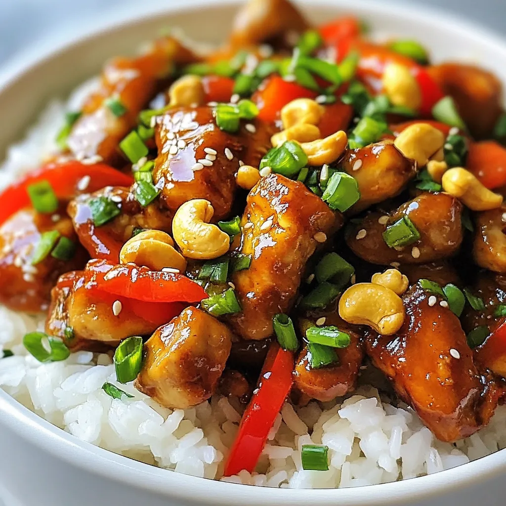 Authentic Cashew Chicken Einfaches Rezept für jeden