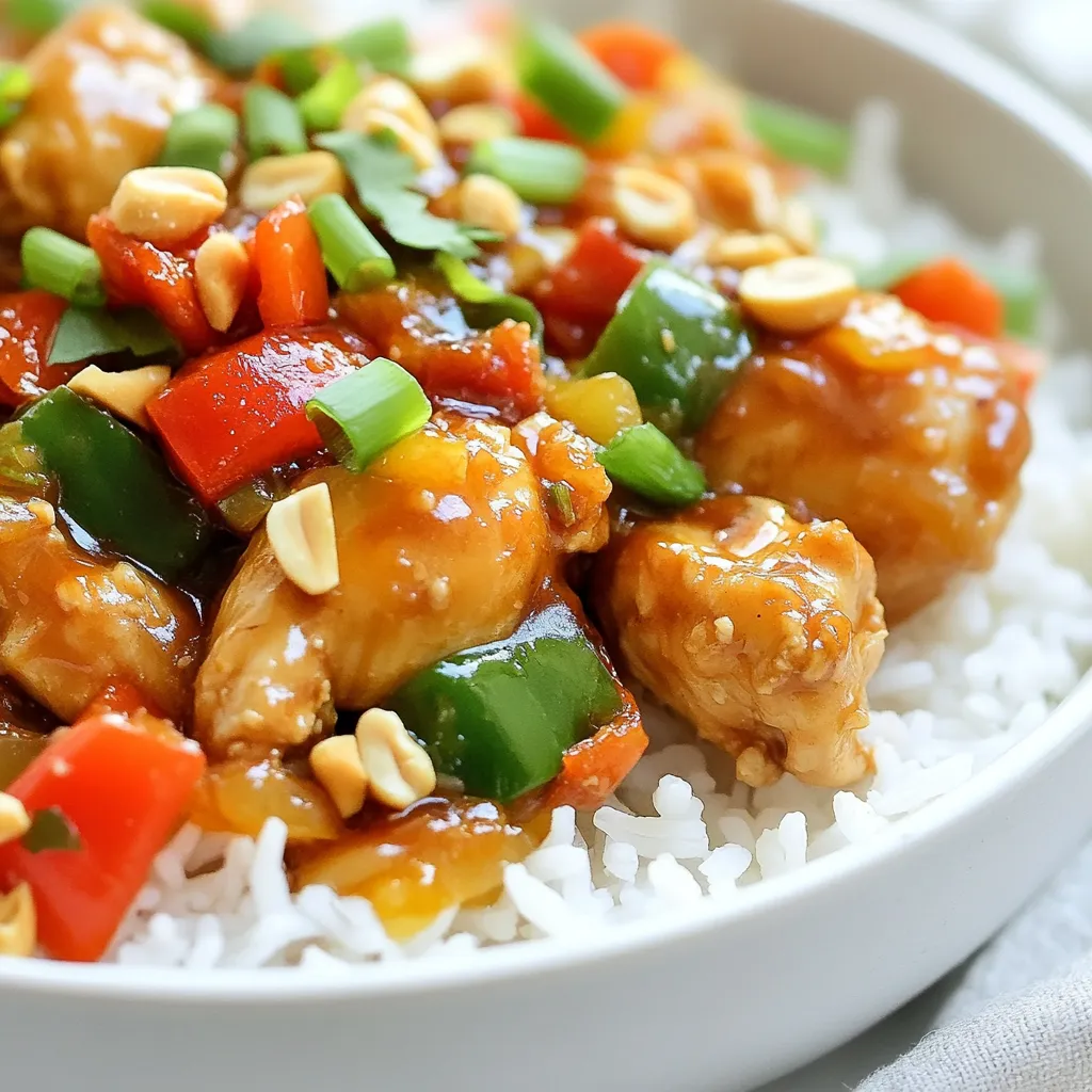 Crockpot Kung Pao Chicken Köstliches Rezept entdecken