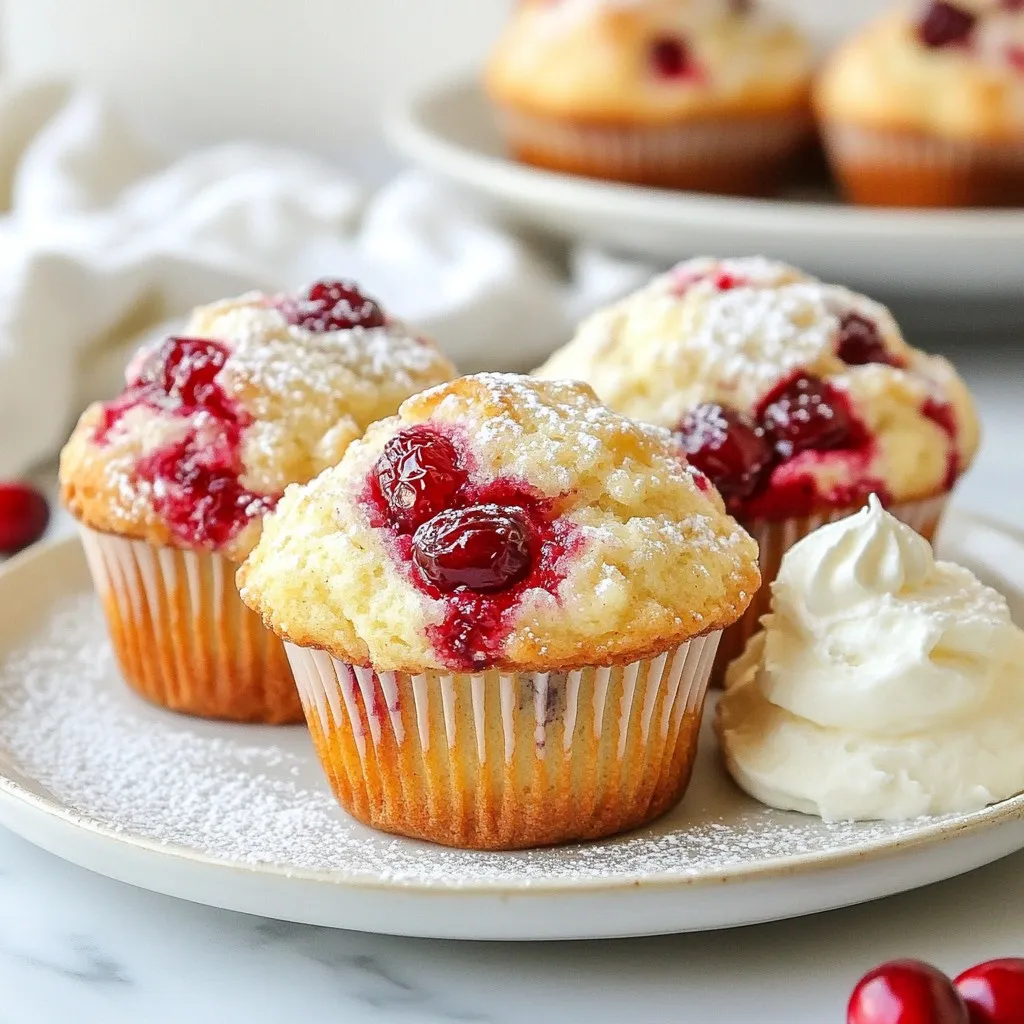 Cranberry Sauce Muffins leicht und köstlich backen