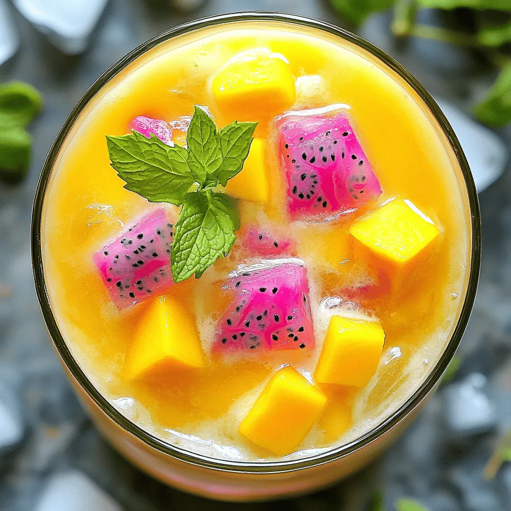 Der Mango Dragonfruit Refresher ist ein erfrischendes Getränk. Es kombiniert Mango und Dragonfruit für einen tollen Geschmack. Dieses Getränk ist bei Starbucks sehr beliebt. Viele Menschen lieben diesen Durstlöscher an heißen Tagen.