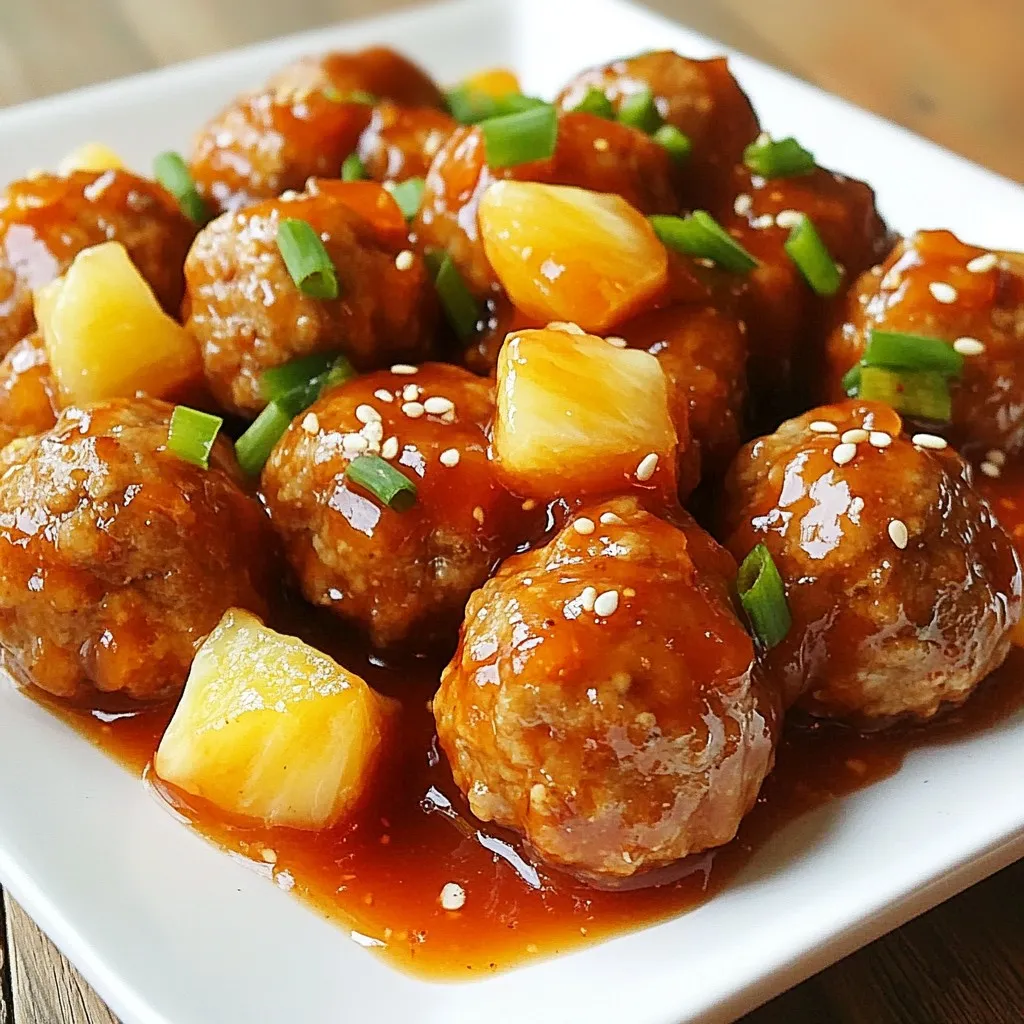 Süß-saure Fleischbällchen Schnelles und Schmackhaftes Rezept