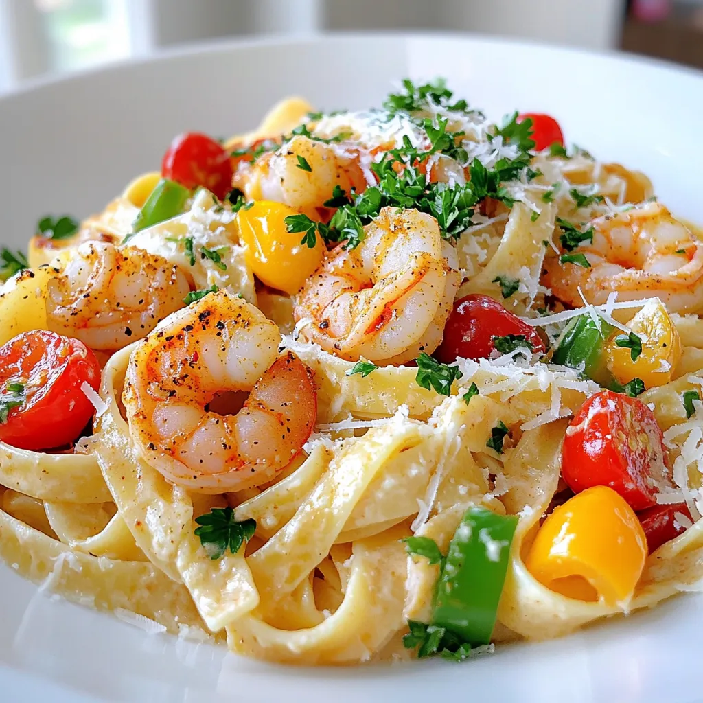 Creamy Cajun Shrimp Pasta One Pot Einfaches Rezept