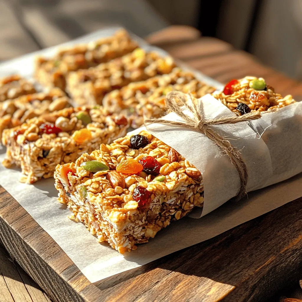Homemade Granola Bars Lecker und Einfach Selbermachen