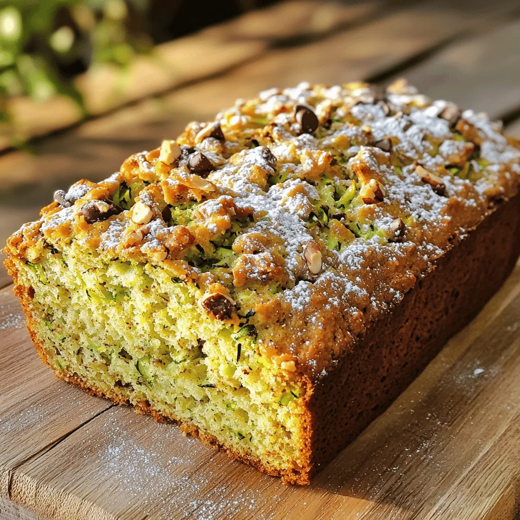Einfache Zucchini-Brot köstlich und schnell zubereitet
