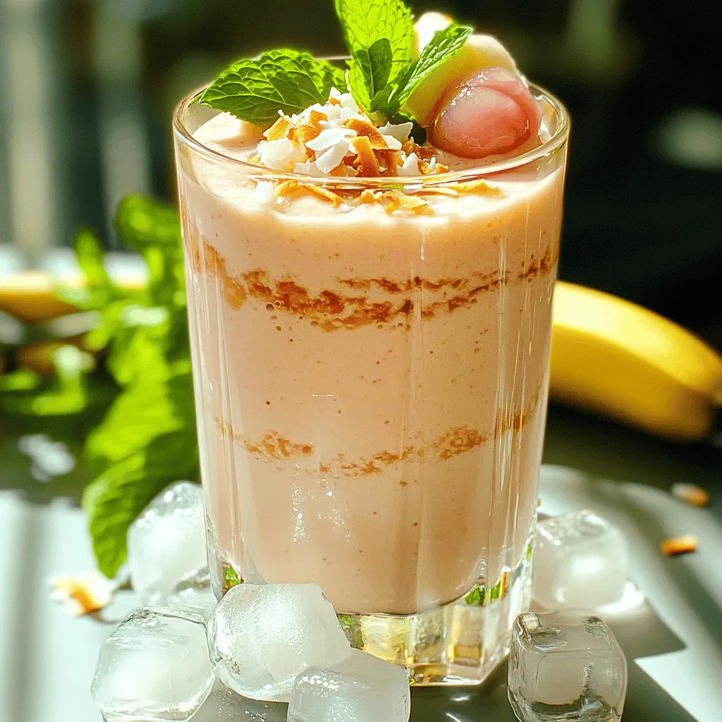 Lychee Coconut Cloud Smoothie Frisch und Cremig Rezept