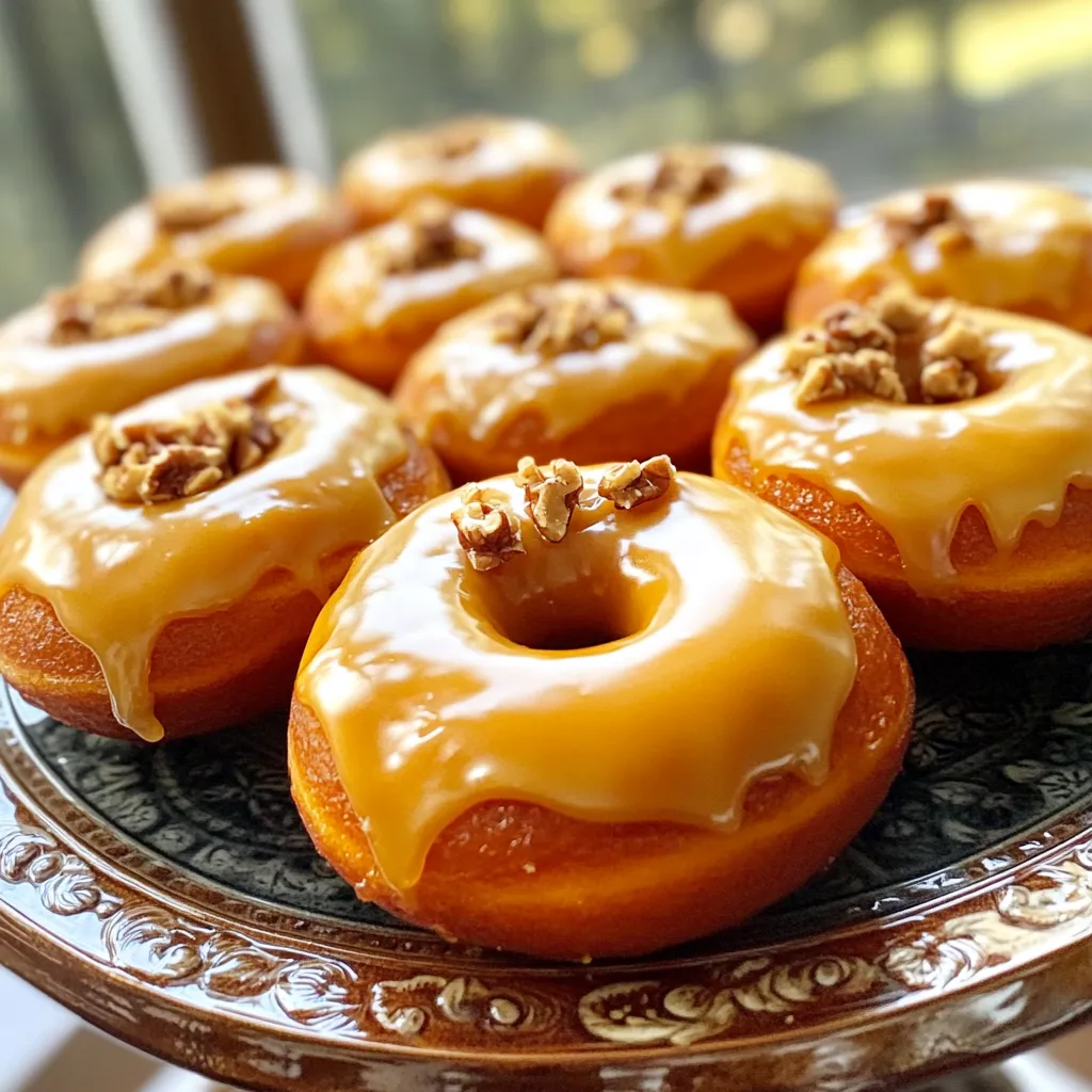 Bakery-Style Maple Glazed Pumpkin Donuts Rezept
