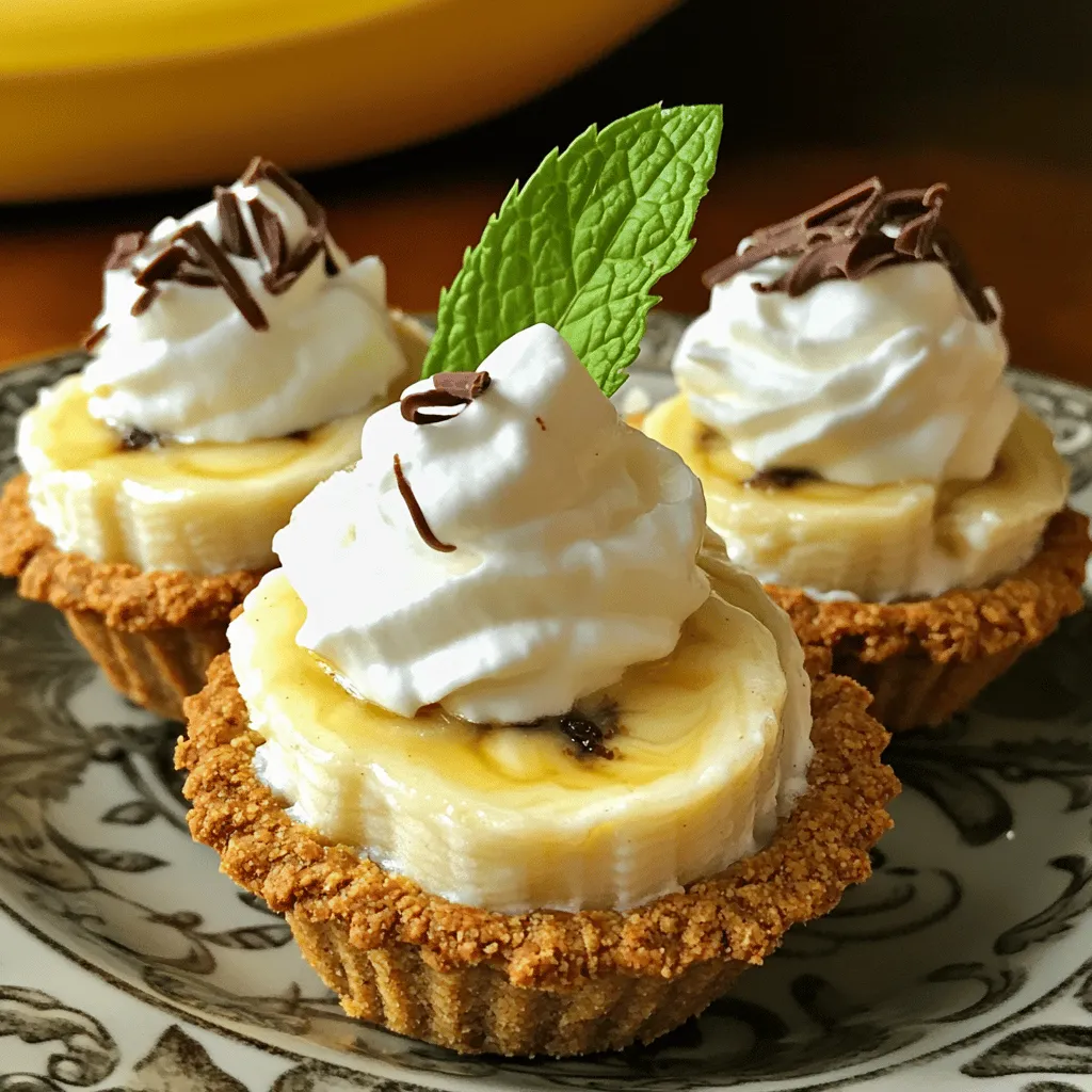 Mini-Bananencreme-Torte Rezept &#8211; Einfaches Dessert
