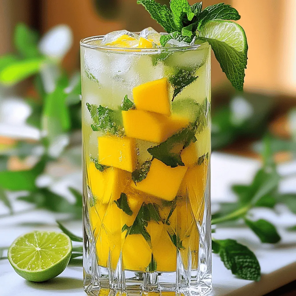 Chilly Mango Mojito Erfrischend und Einfach Zubereiten