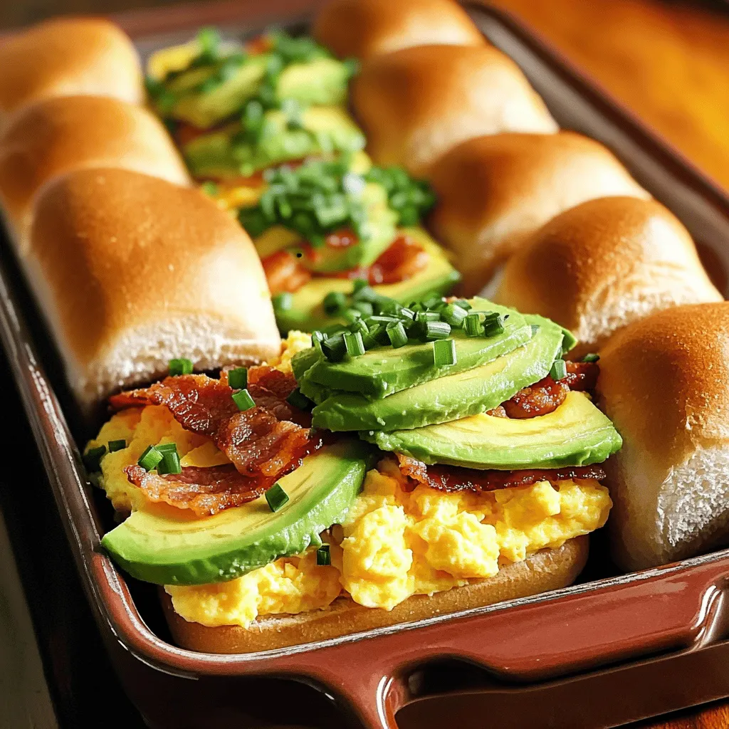 Frühstücks Sliders Genial und Einfache Zubereitung