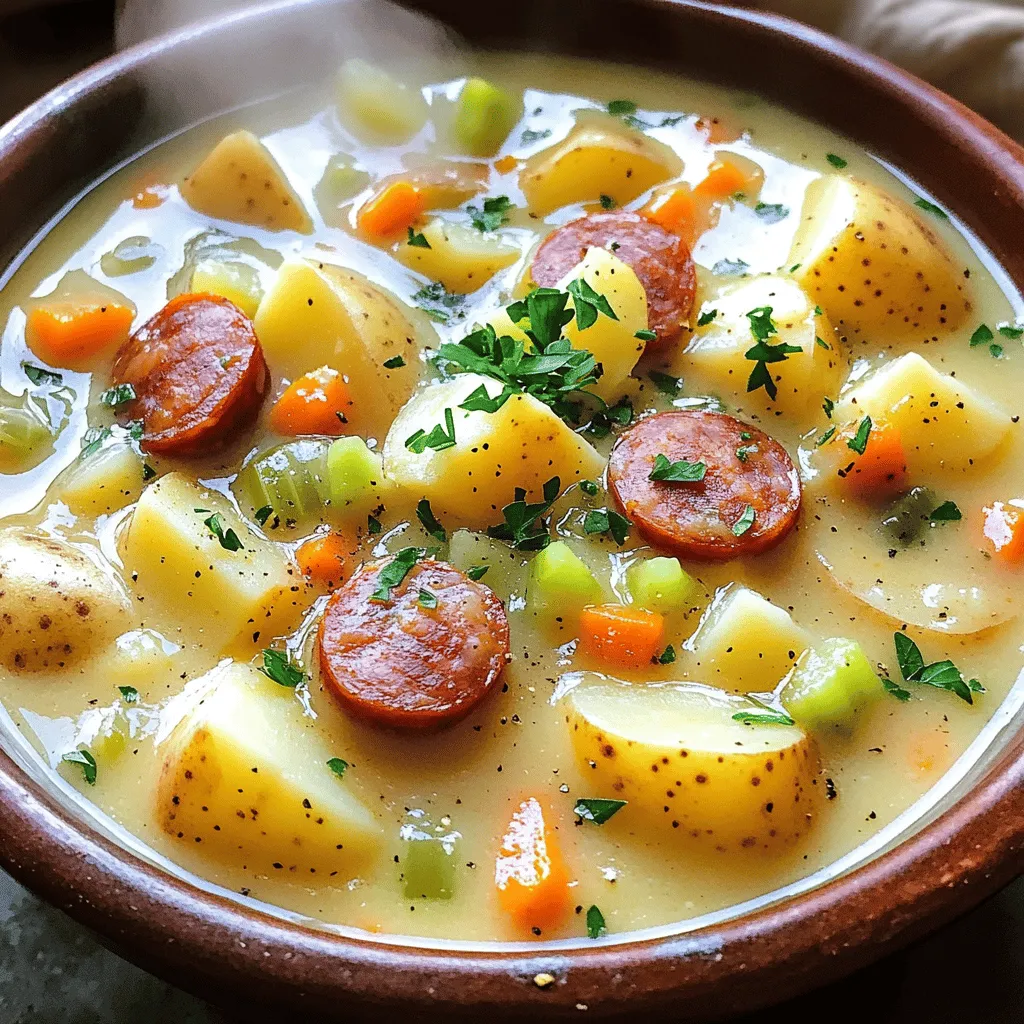 Kielbasa Potato Soup Herzhaft und Einfach Genießen