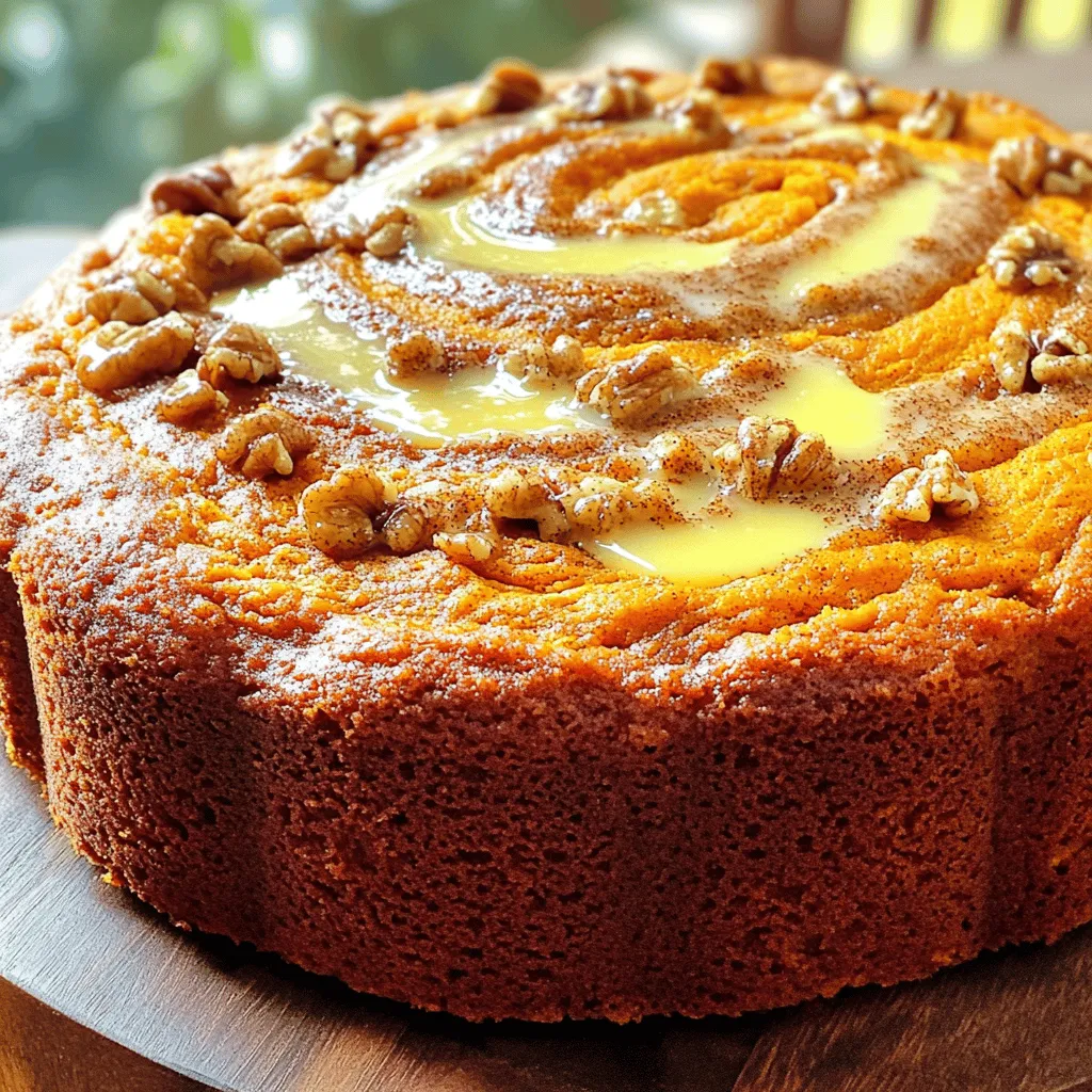 Kürbis Kaffee Kuchen mit Zimt Swirl Rezeptidee