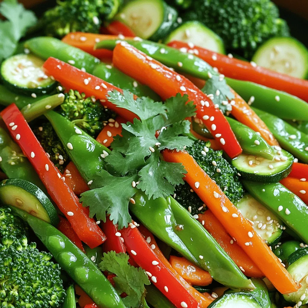Frisches Spring Vegetable Stir-Fry Einfach Zubereiten