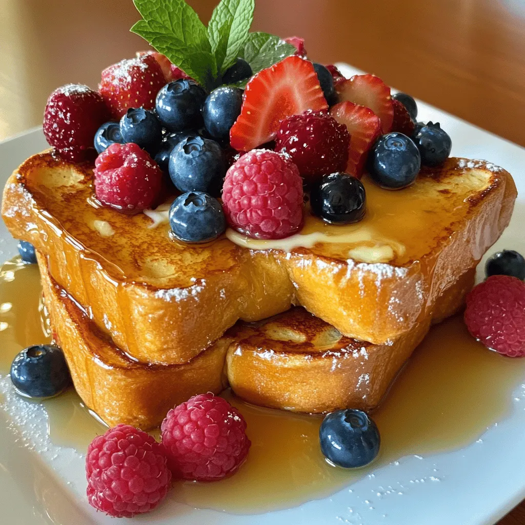 Klassischer French Toast mit Beeren Genuss pur