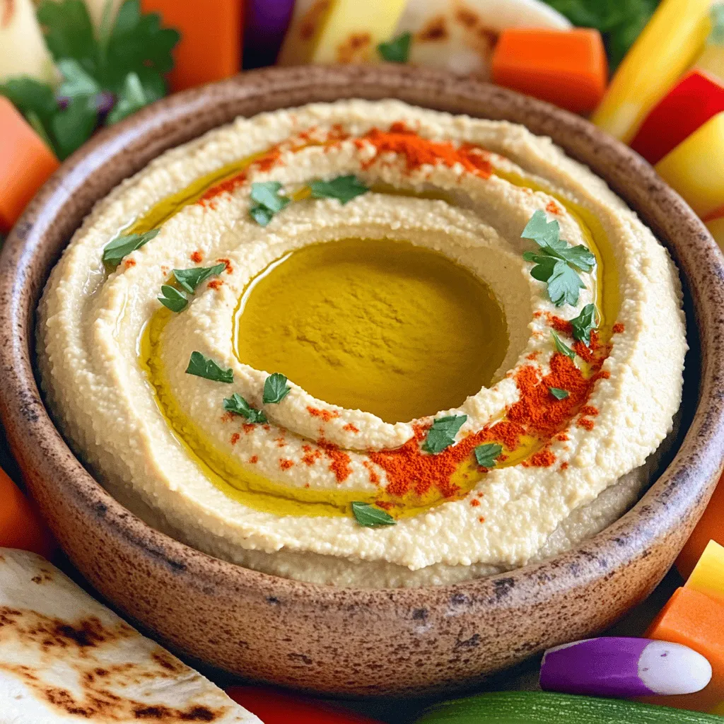 Homemade Hummus: Einfache und schnelle Rezeptidee