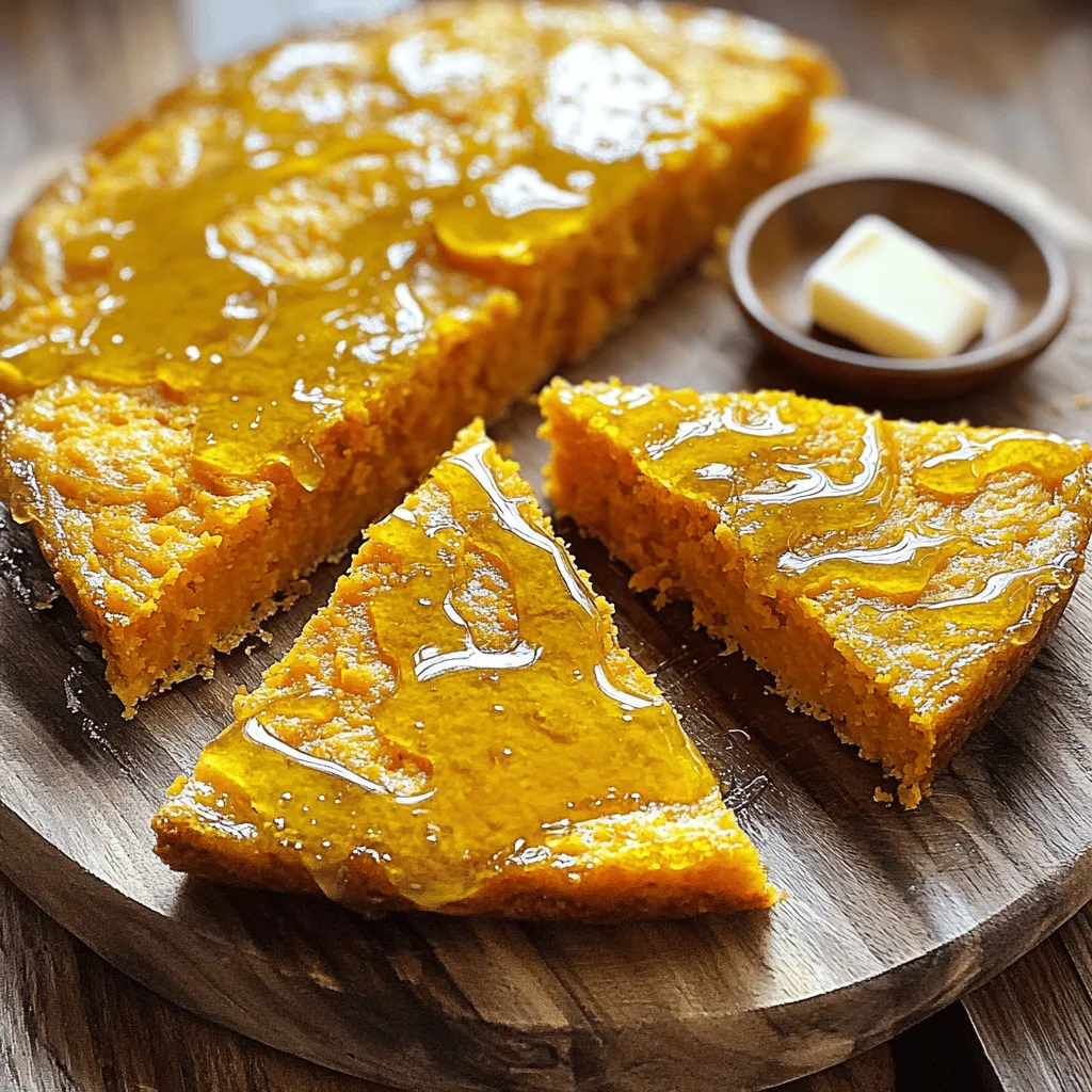 Honey Butter Sweet Potato Cornbread Rezept Genuss