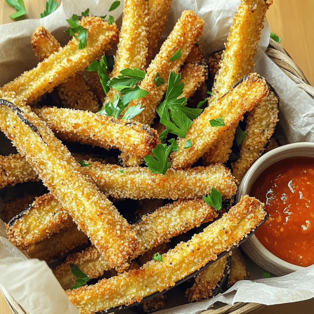 Air Fryer Eggplant Fries Knusprig und Schmackhaft