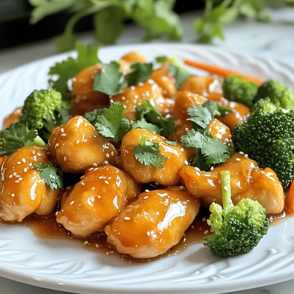 Um ein gesundes Orange-Hühnchen zu machen, brauchen wir einige wichtige Zutaten. Hier sind die Hauptbestandteile: