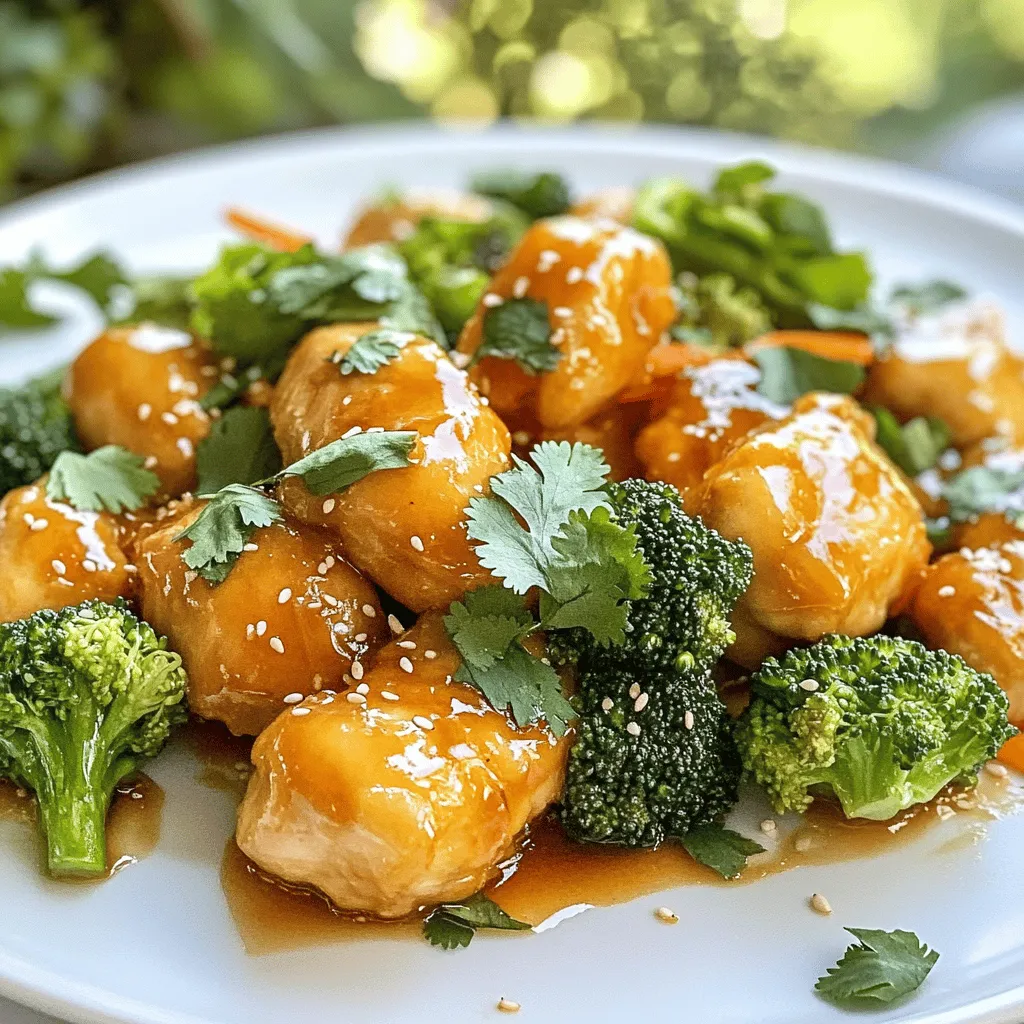 Gesundes Orange-Hühnchen Kraftvoll und Lecker Kochen