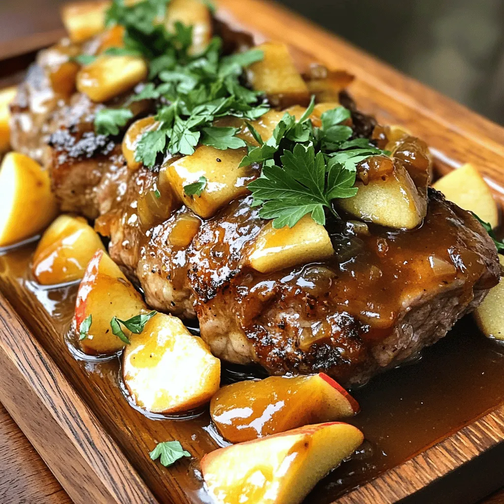 Langsame Schweineschulter mit Apfelmost Lecker genießen