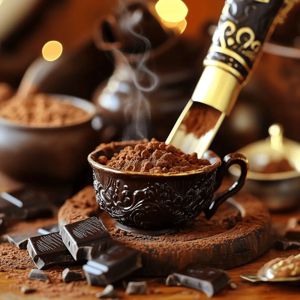 Italienische heiße Schokolade cremig und köstlich