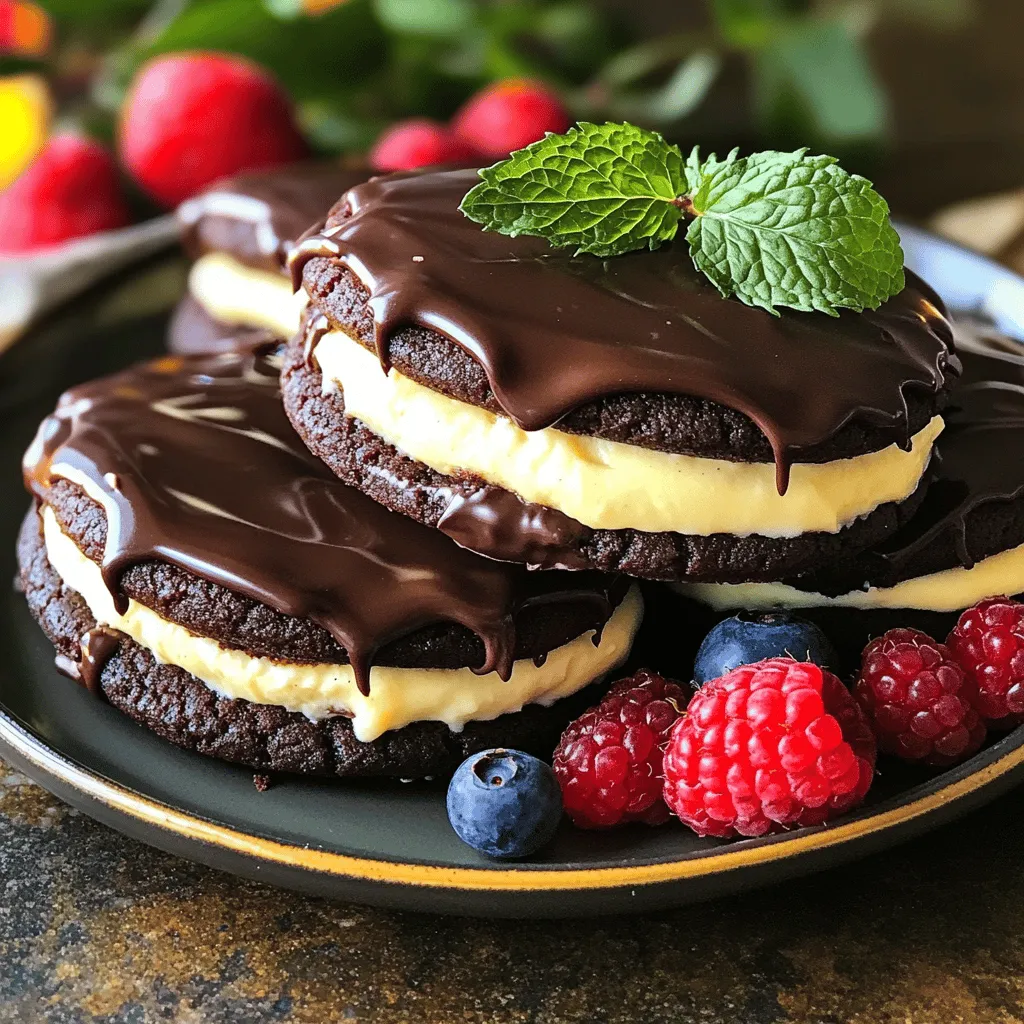 Boston Cream Pie Cookies Einfaches und leckeres Rezept