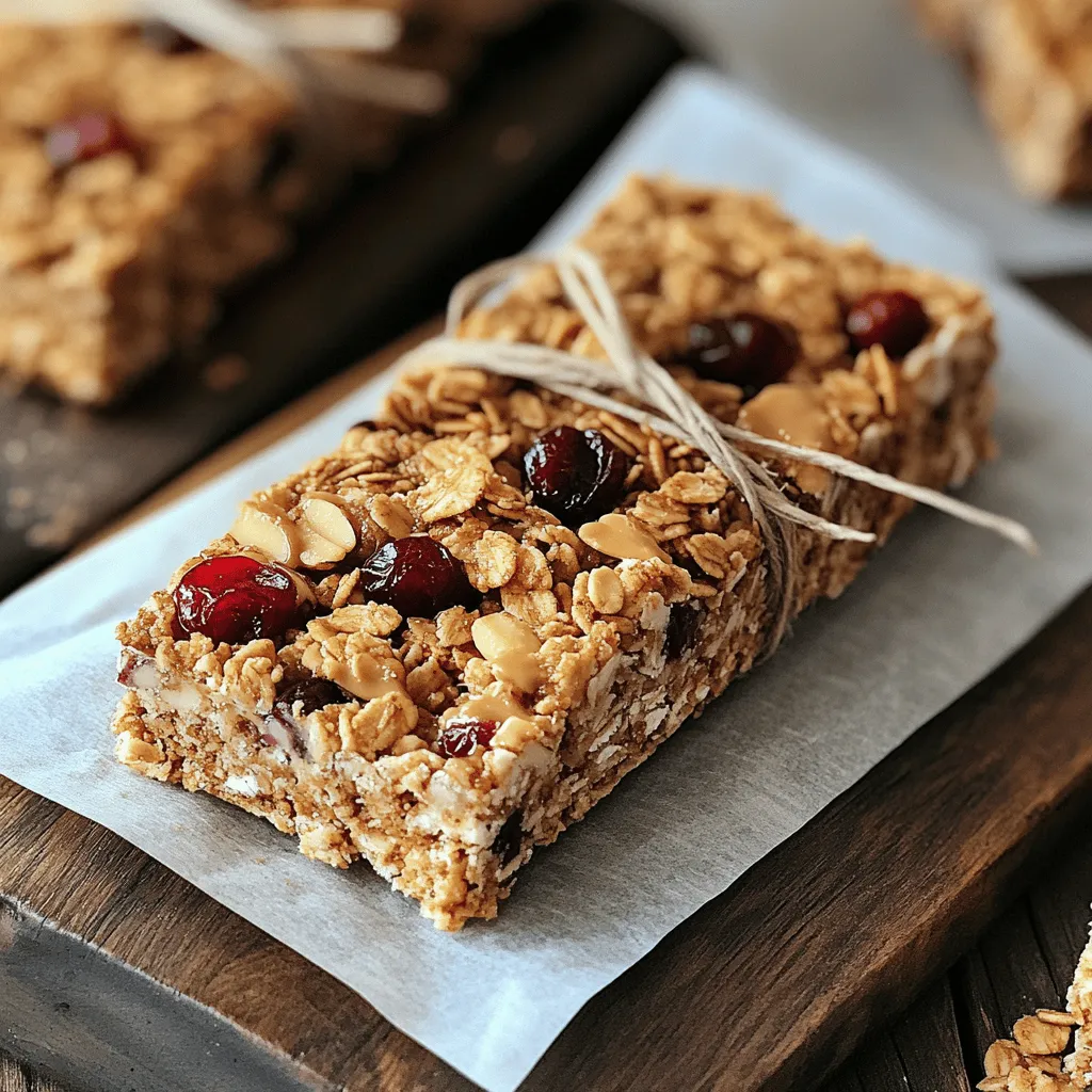Leckere Cherry Almond Granola Bars zu Hause machen