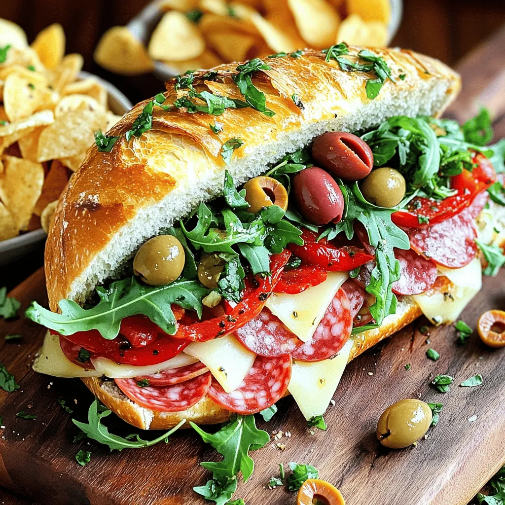 Chopped Italian Sandwich Einfach und Lecker Zubereiten