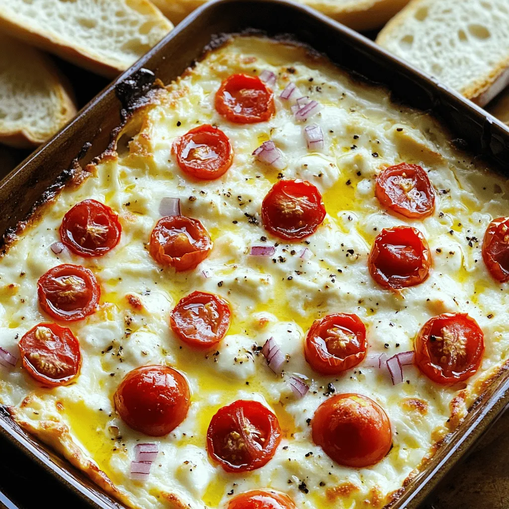 Triple Cheese and Tomato Bruschetta Dip Rezept