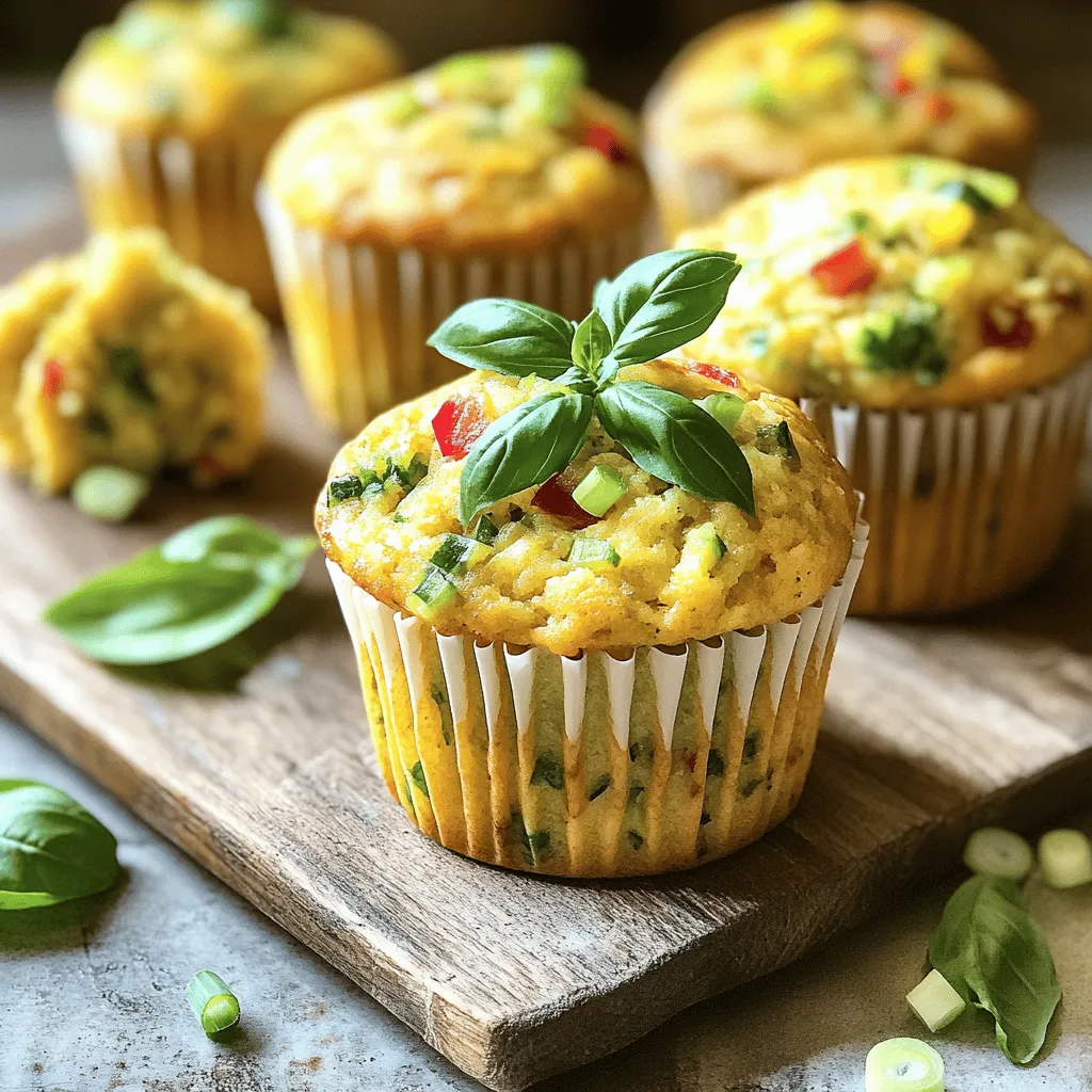 Veggie Packed Breakfast Muffins für gesunden Start