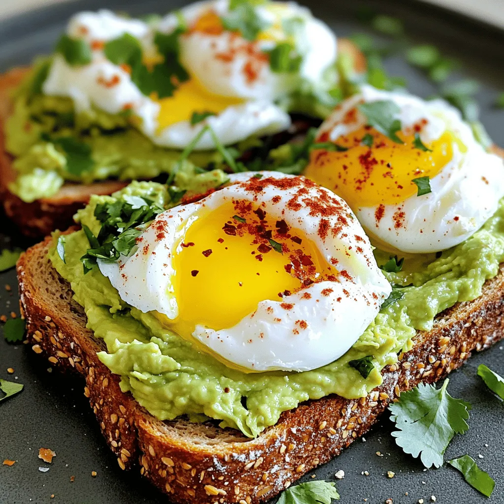 Spicy Avocado Egg Toast Einfacher und gesunder Genuss