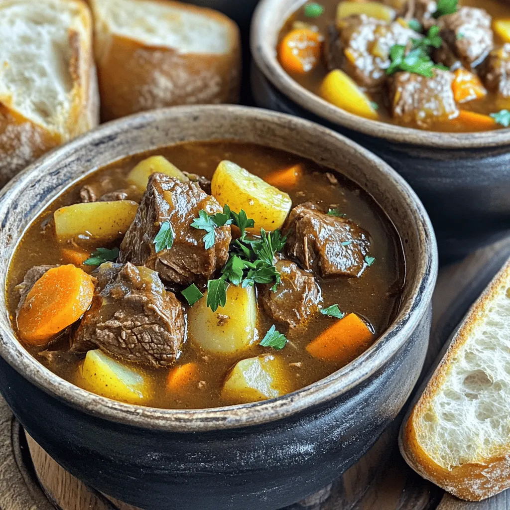 Witch’s Cauldron Beef Stew Köstliches Rezept Zubereitung