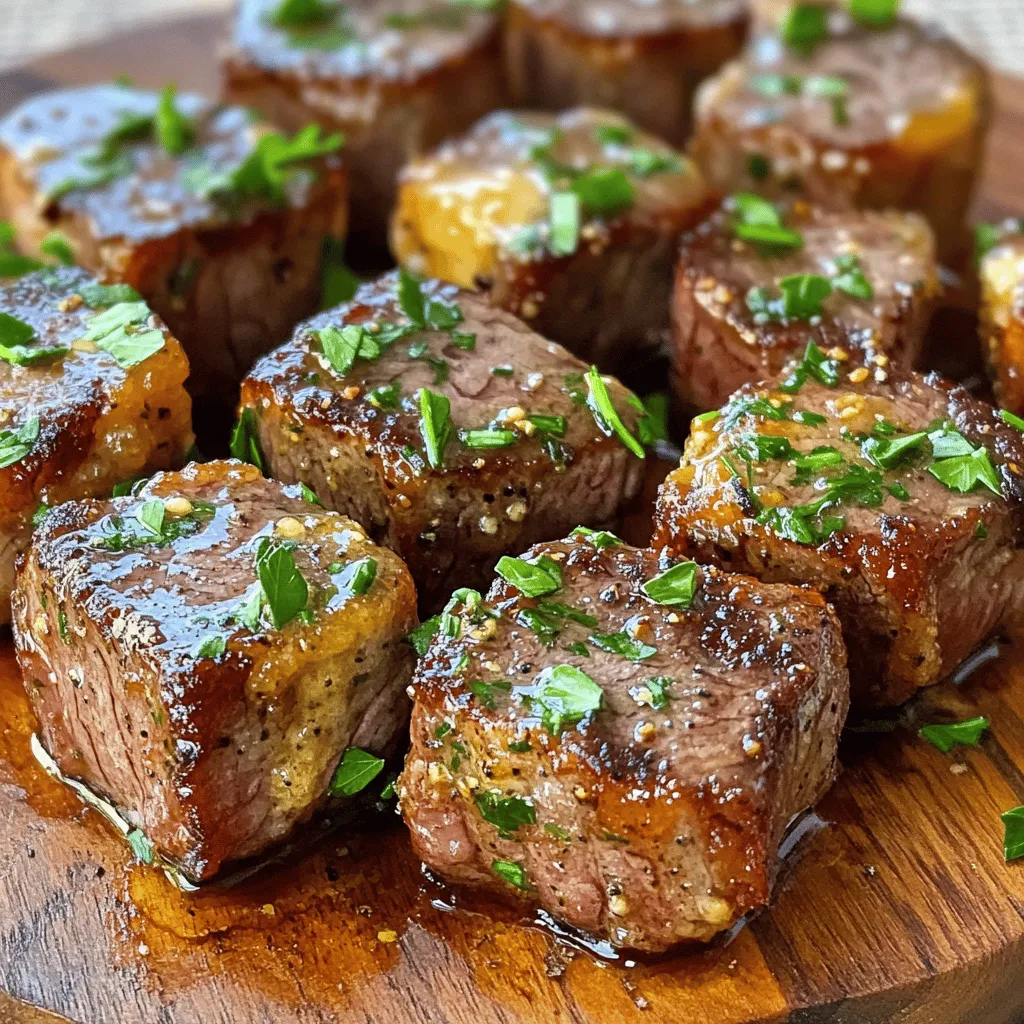 Knoblauchbutter Steakbissen Genussvolle und Einfache Zubereitung