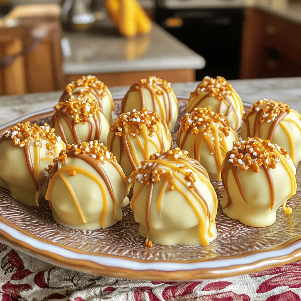 No Bake Caramel Crunch Butterfinger Truffles Genuss