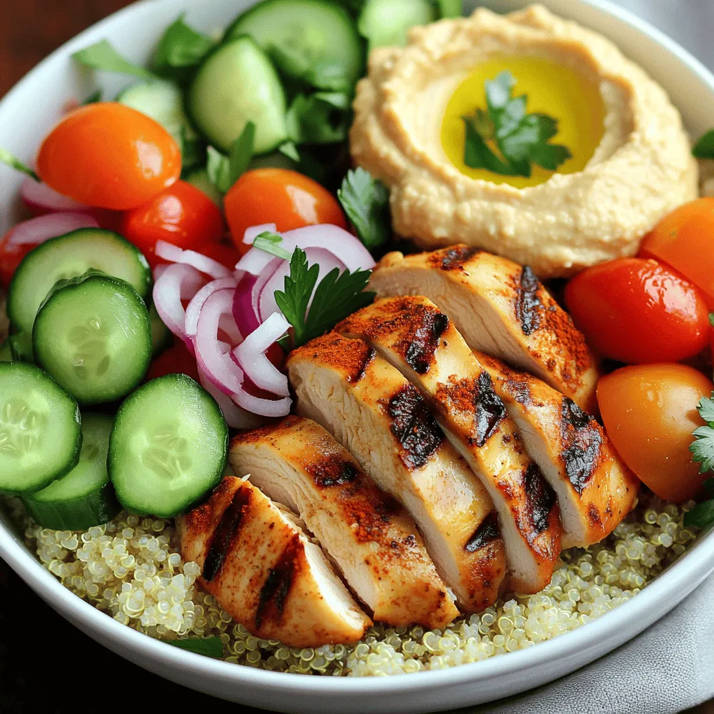 Chicken Shawarma Bowls Schnelles und köstliches Rezept