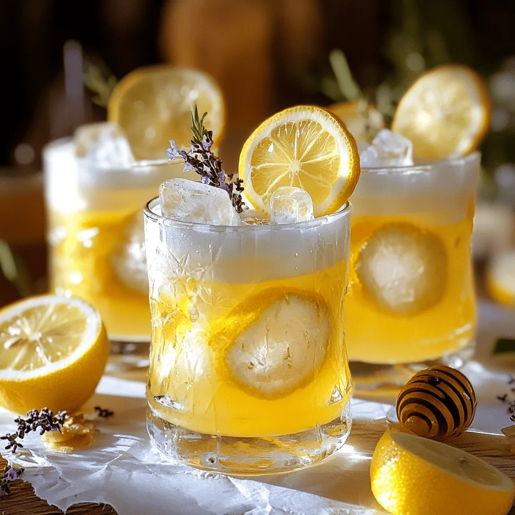 Kokos-Lavendel-Limonade Mocktail Rezept Frisch und Lecker