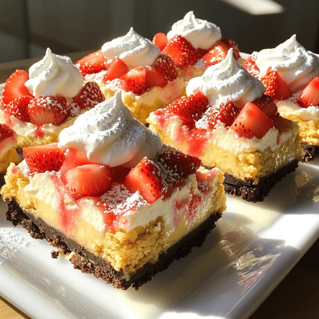 Goldene Oreo Strawberry Cheesecake Bars Genießen