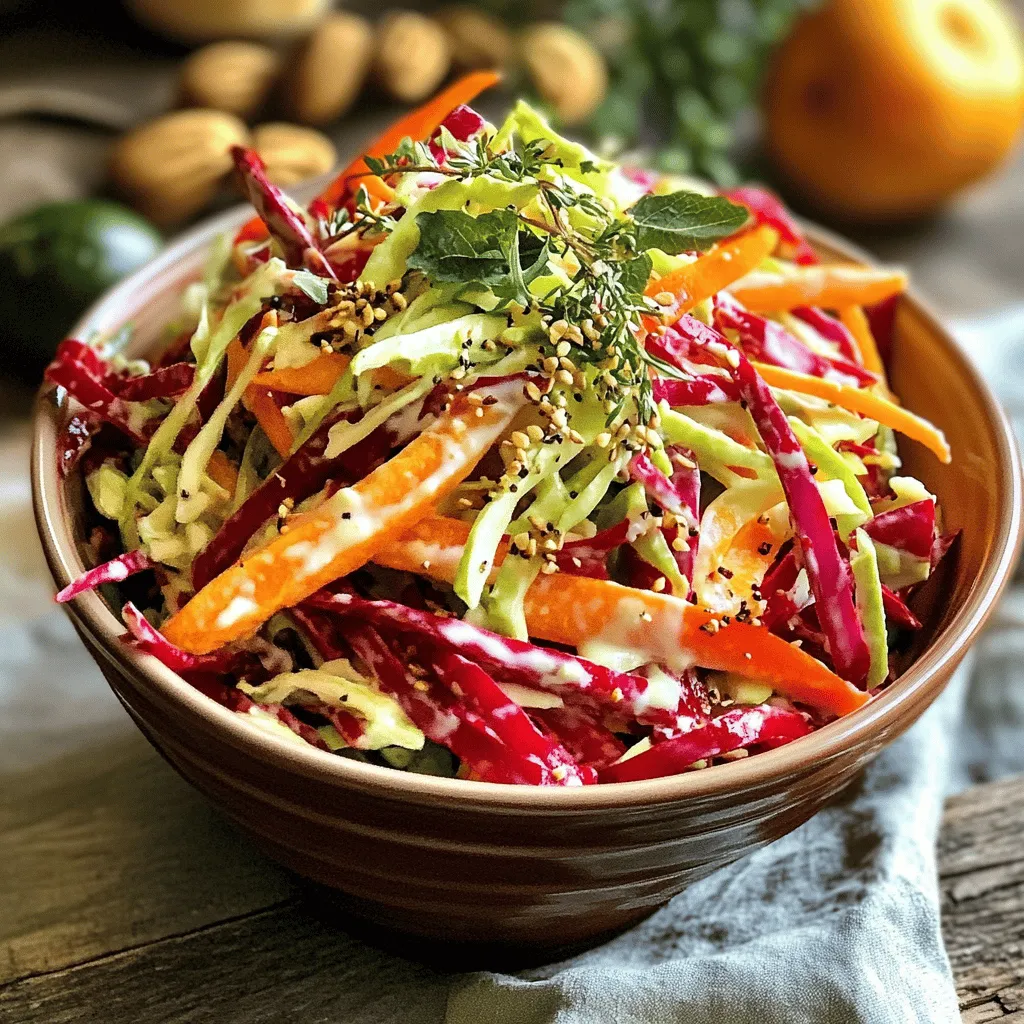 Rotkohl-Slaw ist eine gesunde Beilage für jeden Anlass