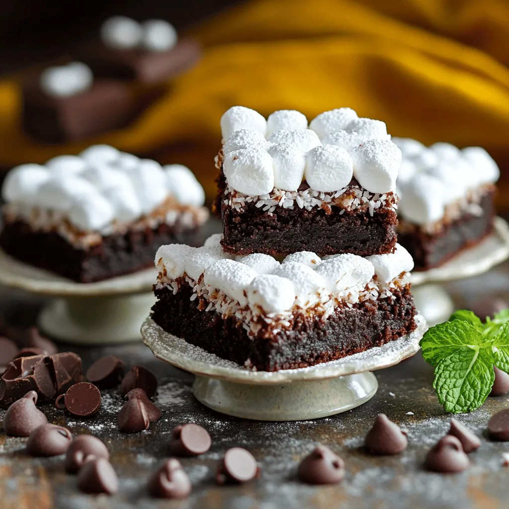 Sno Ball Brownies köstliche und einfache Leckerei