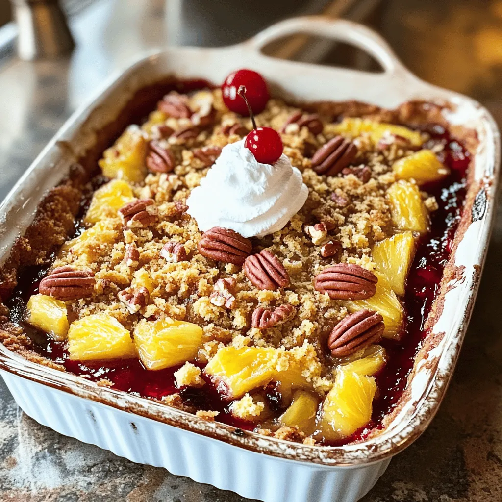 Kirsch-Ananas-Dumpkuchen Einfach und Lecker Rezept