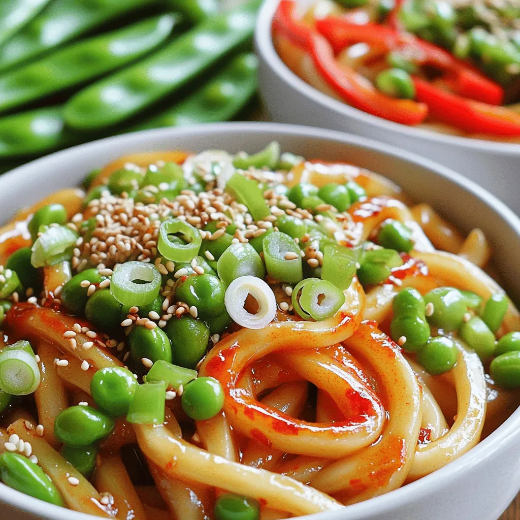 Chili-Öl Udon-Nudeln Schnelles und leckeres Rezept
