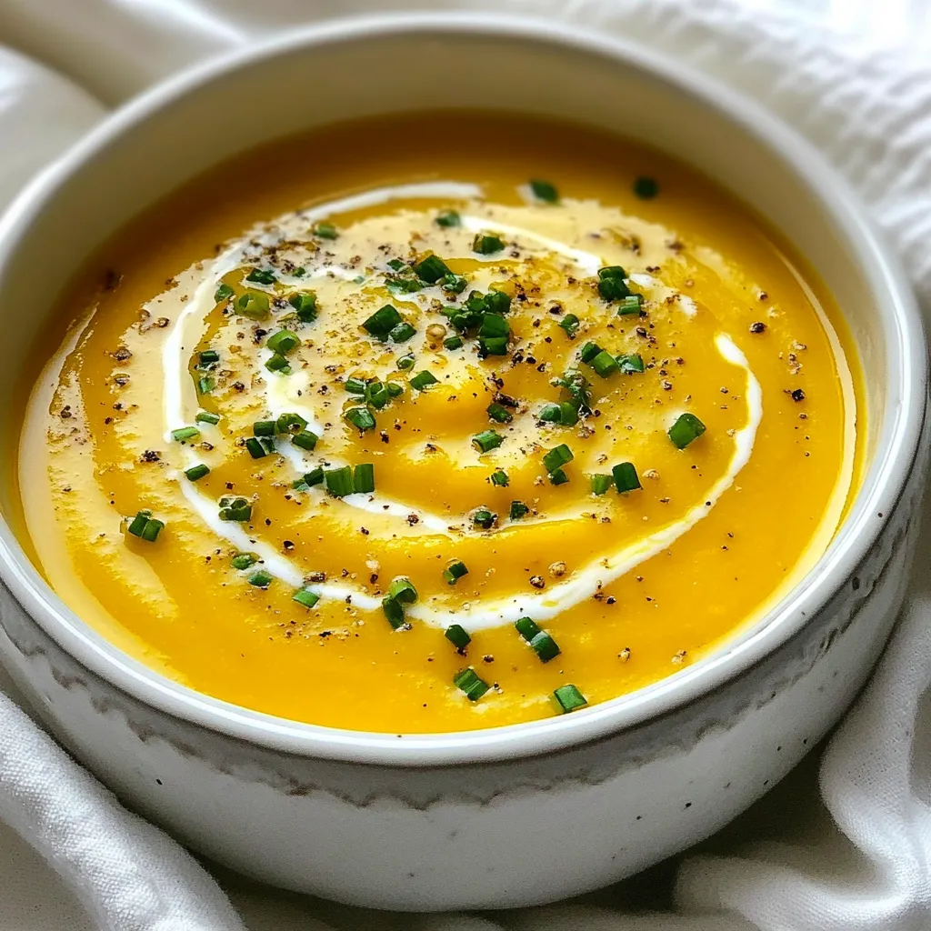 Butternut-Kürbis-Suppe Einfach und Herzhaft Genießen