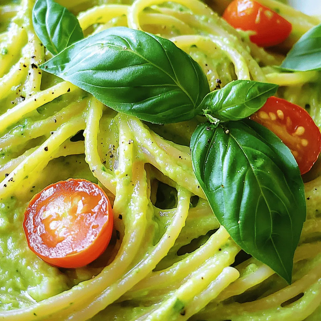 Cremige Avocado Pasta Schnelle und einfache Lösung