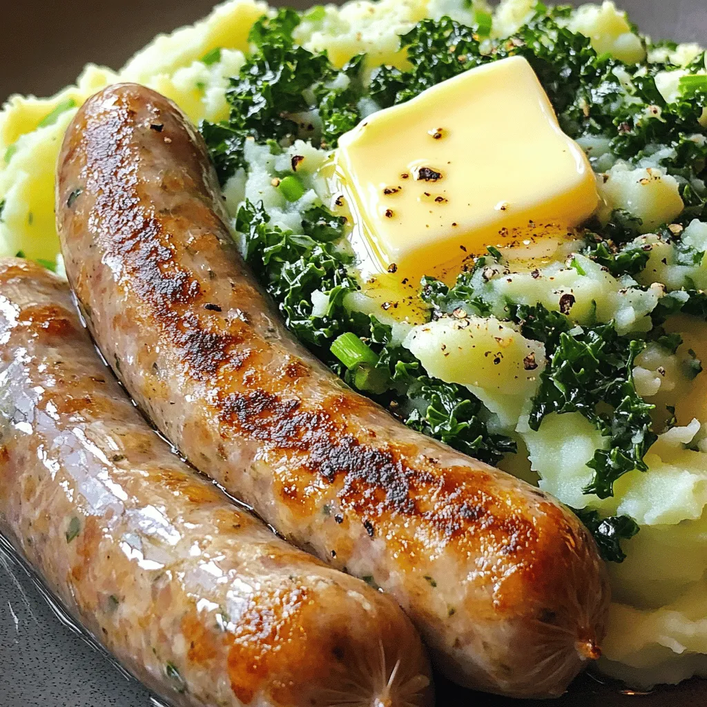 Irish Bangers und Colcannon Mash für Genussfans